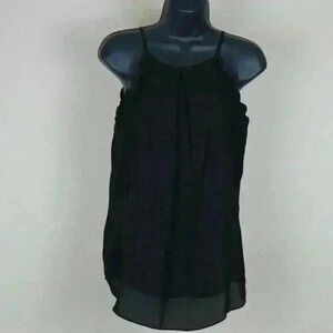 Fortune + Ivy sleeveless scalloped edged blouse